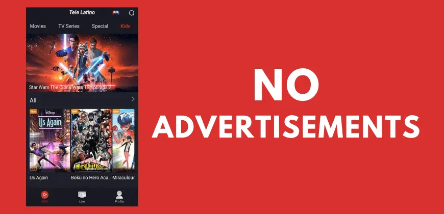 no advertisements
